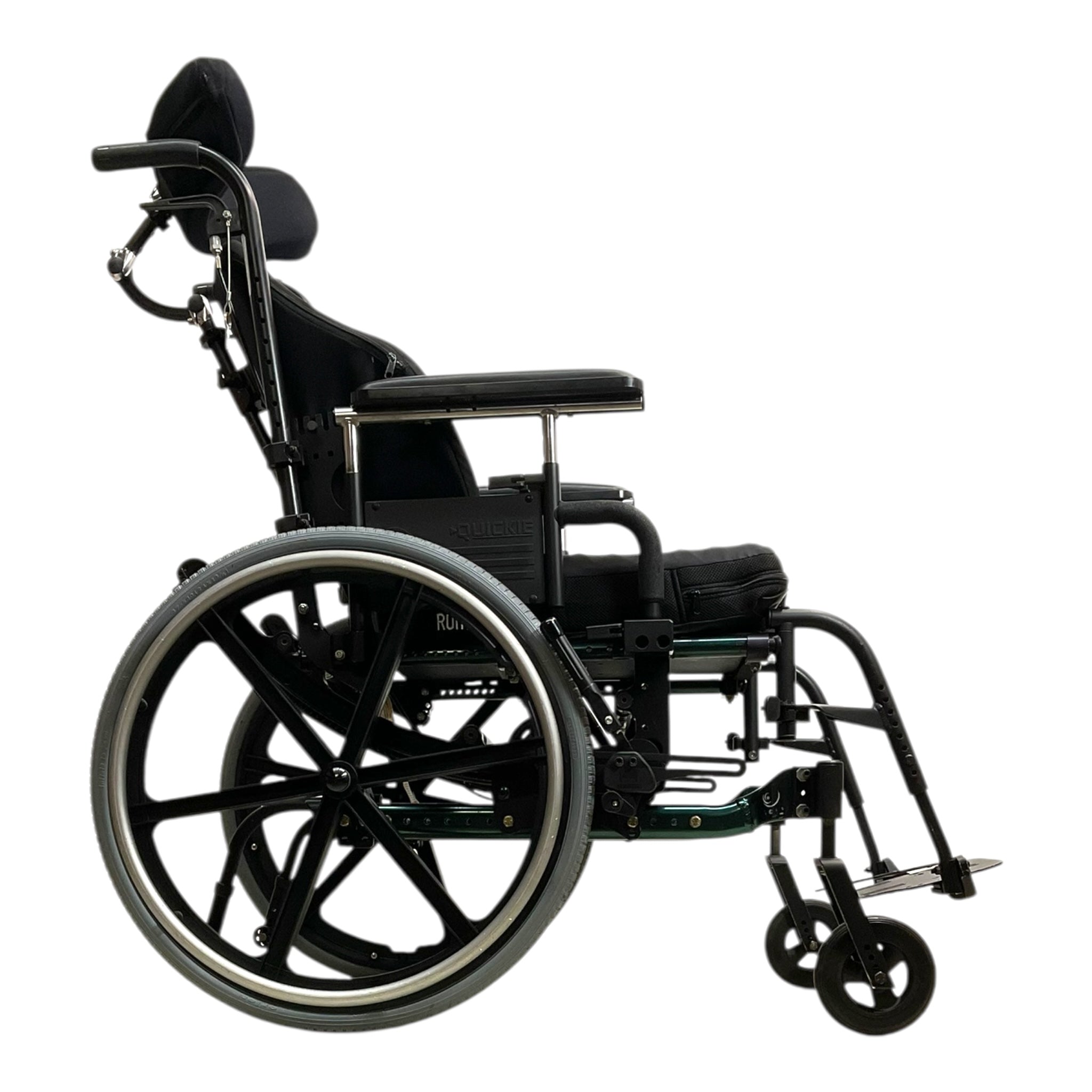 Quickie Iris Tilt-in-Space Wheelchair | Self-Propel Drive Wheels