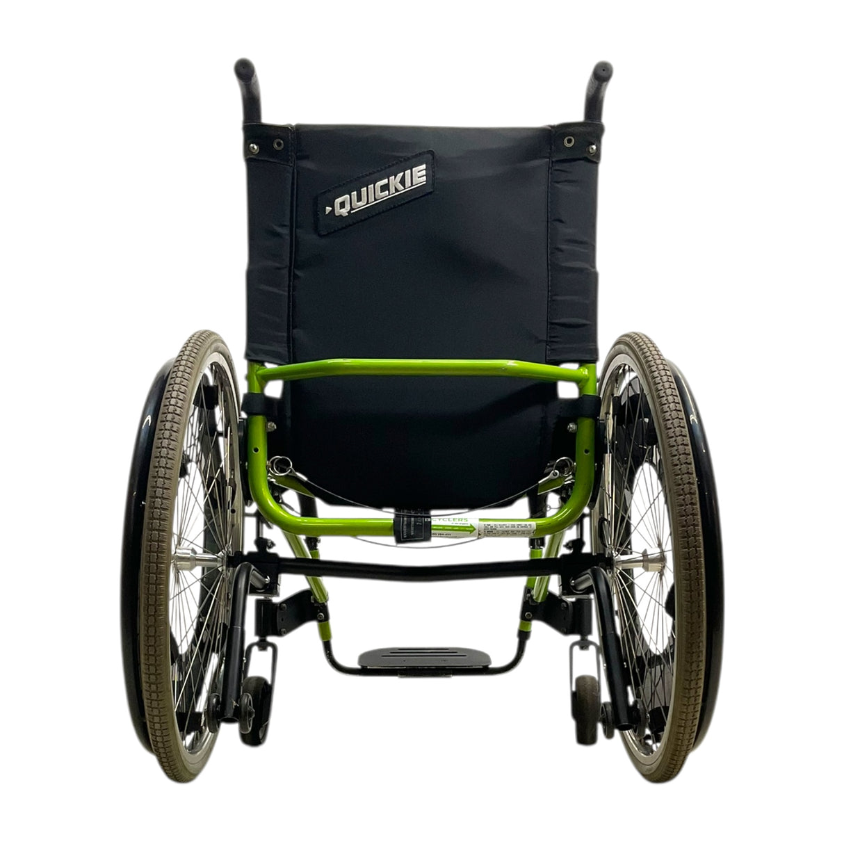 Back View of Quickie GPV Ultra Lightweight Rigid Frame Wheelchair