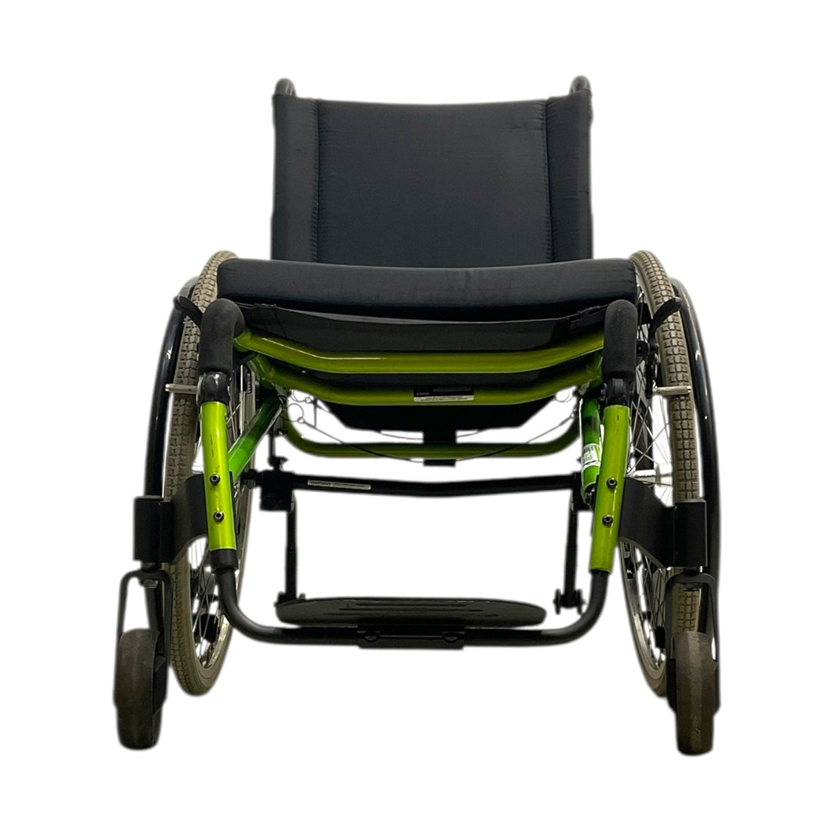 Front View of Quickie GPV Ultra Lightweight Rigid Frame Wheelchair