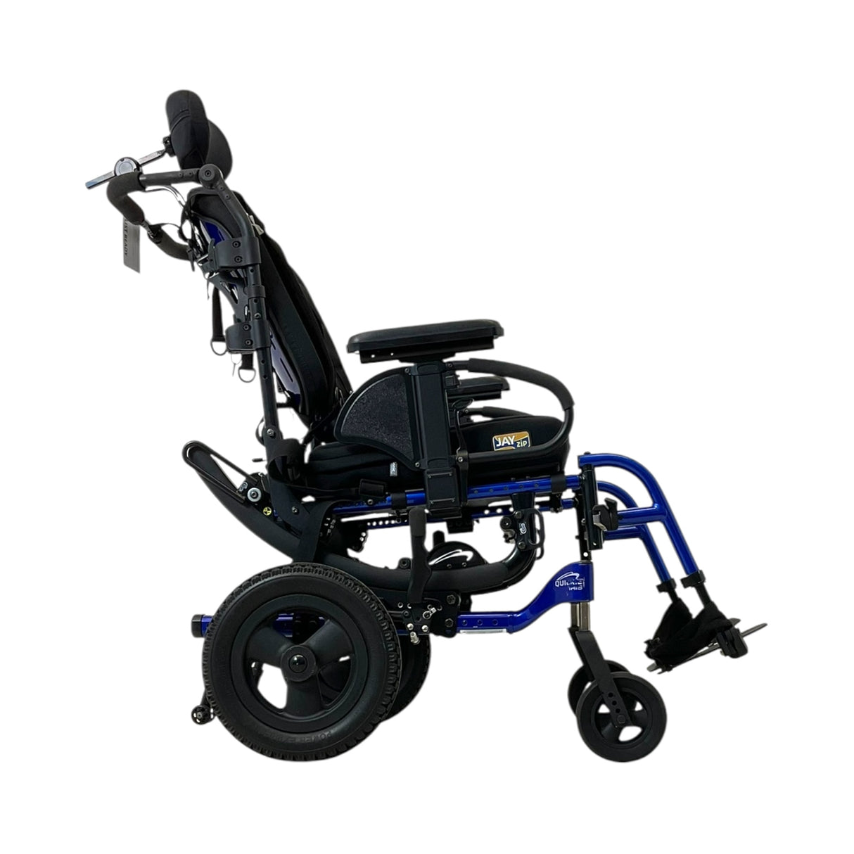 Right Side View of Quickie Iris Tilt-in-Space Manual Wheelchair