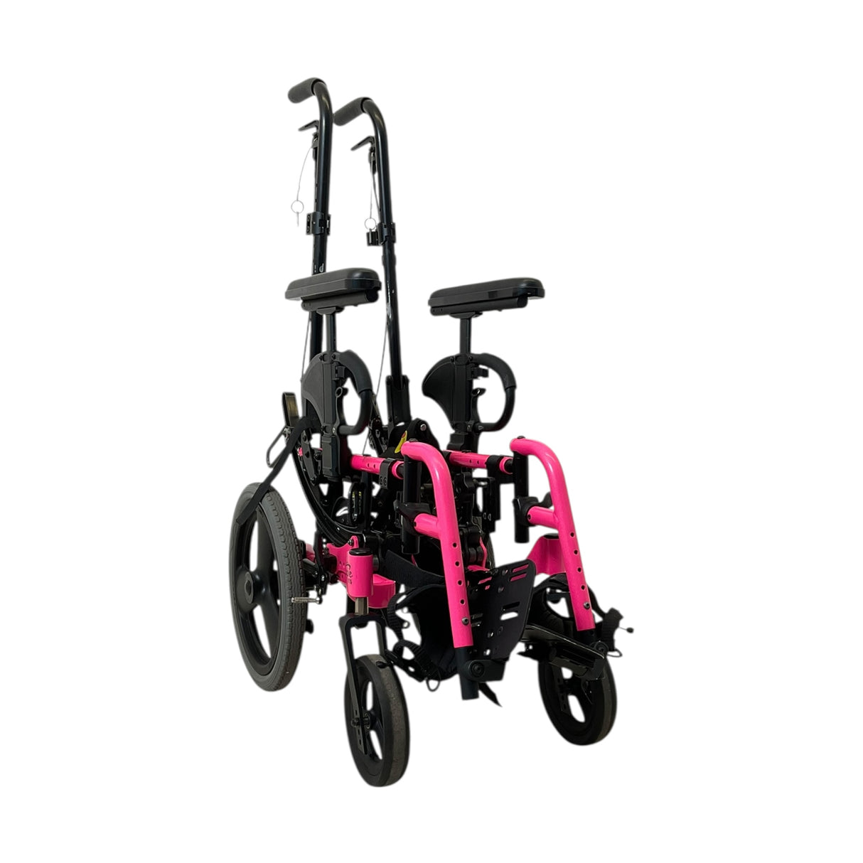 Quickie Zippie Iris Tilt-in-Space Wheelchair | Folded Frame