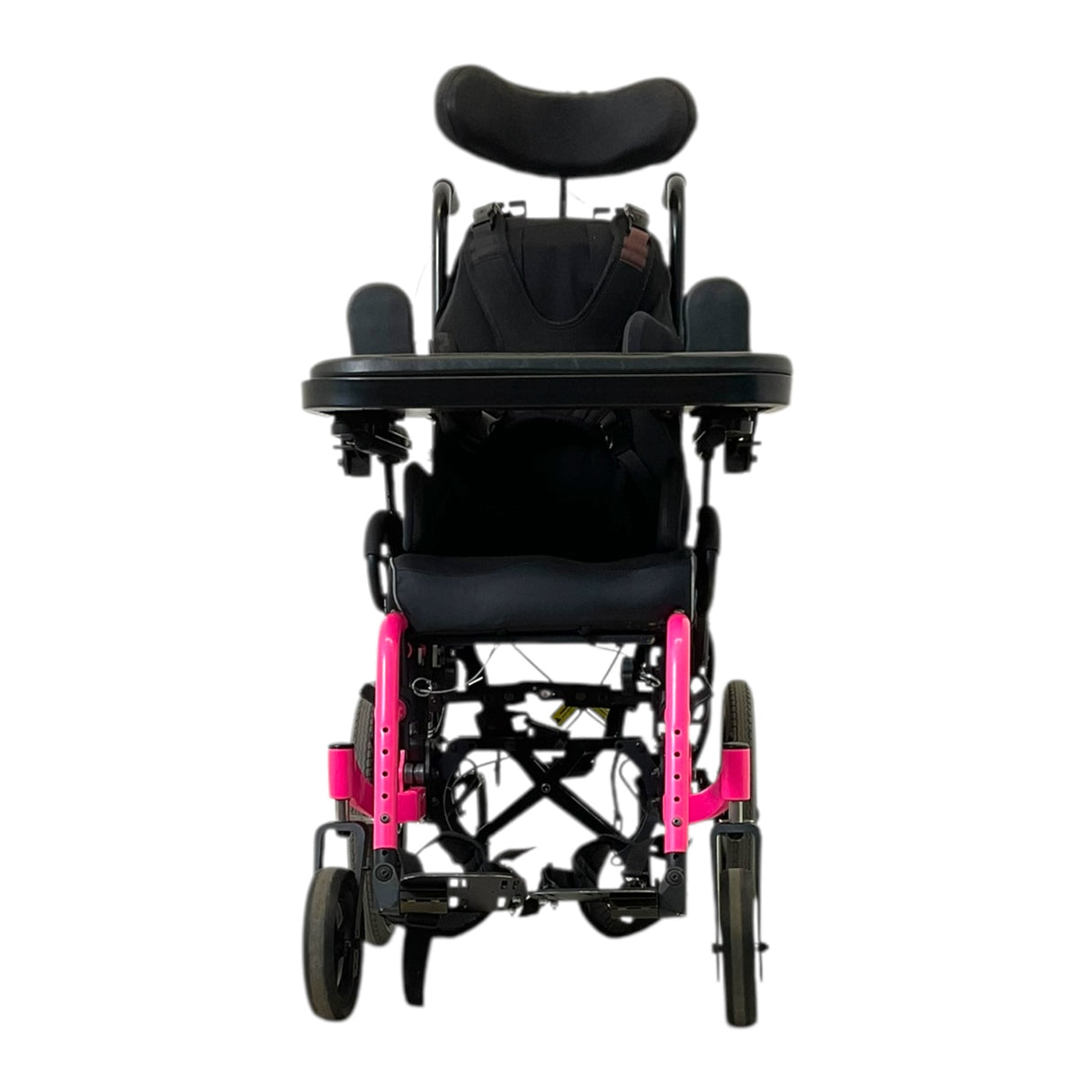 Front View of Quickie Zippie Iris Tilt-in-Space Wheelchair