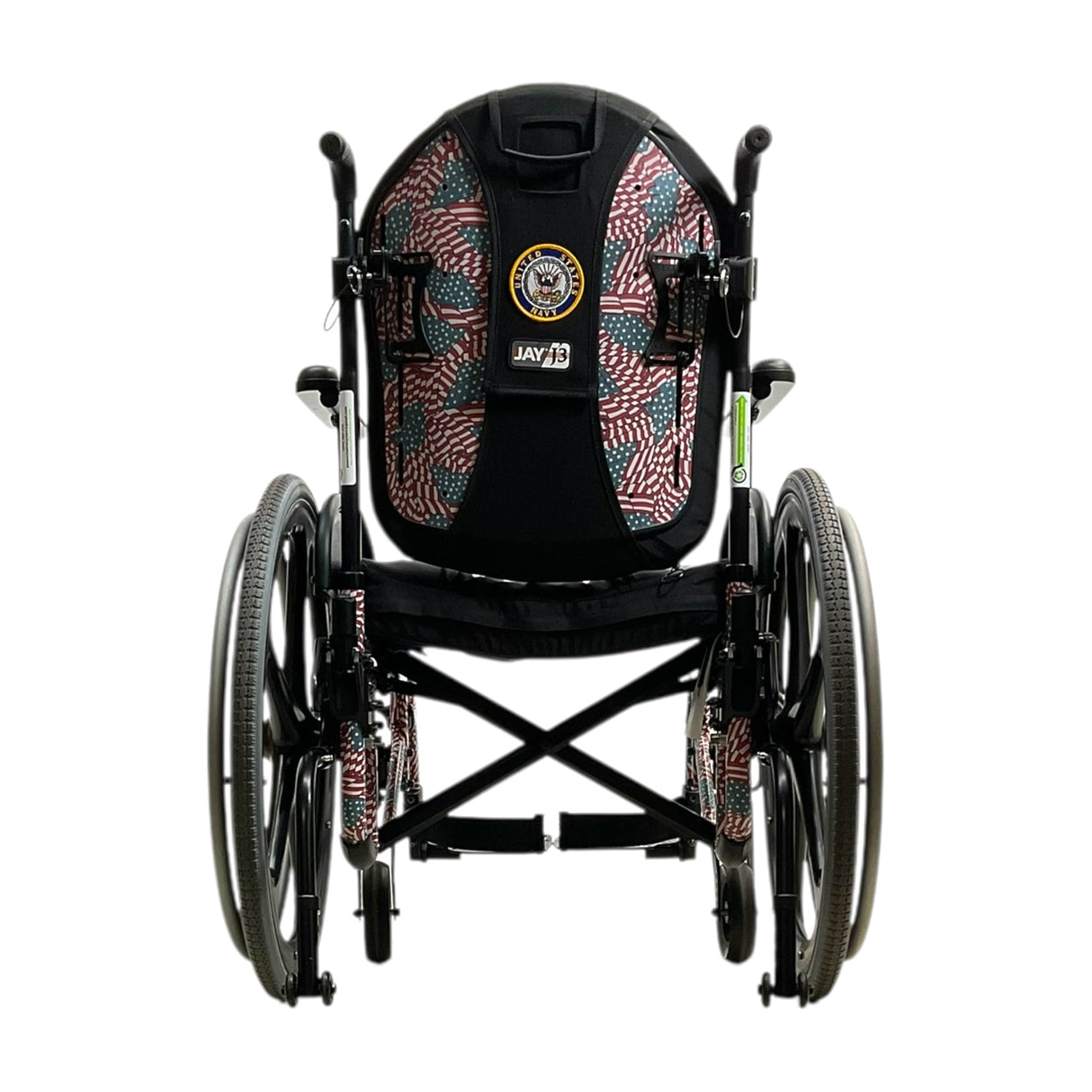 Back View of Quickie 2 Folding Ultra Lightweight Wheelchair
