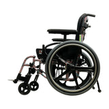 Left Side View of Quickie 2 Folding Ultra Lightweight Wheelchair