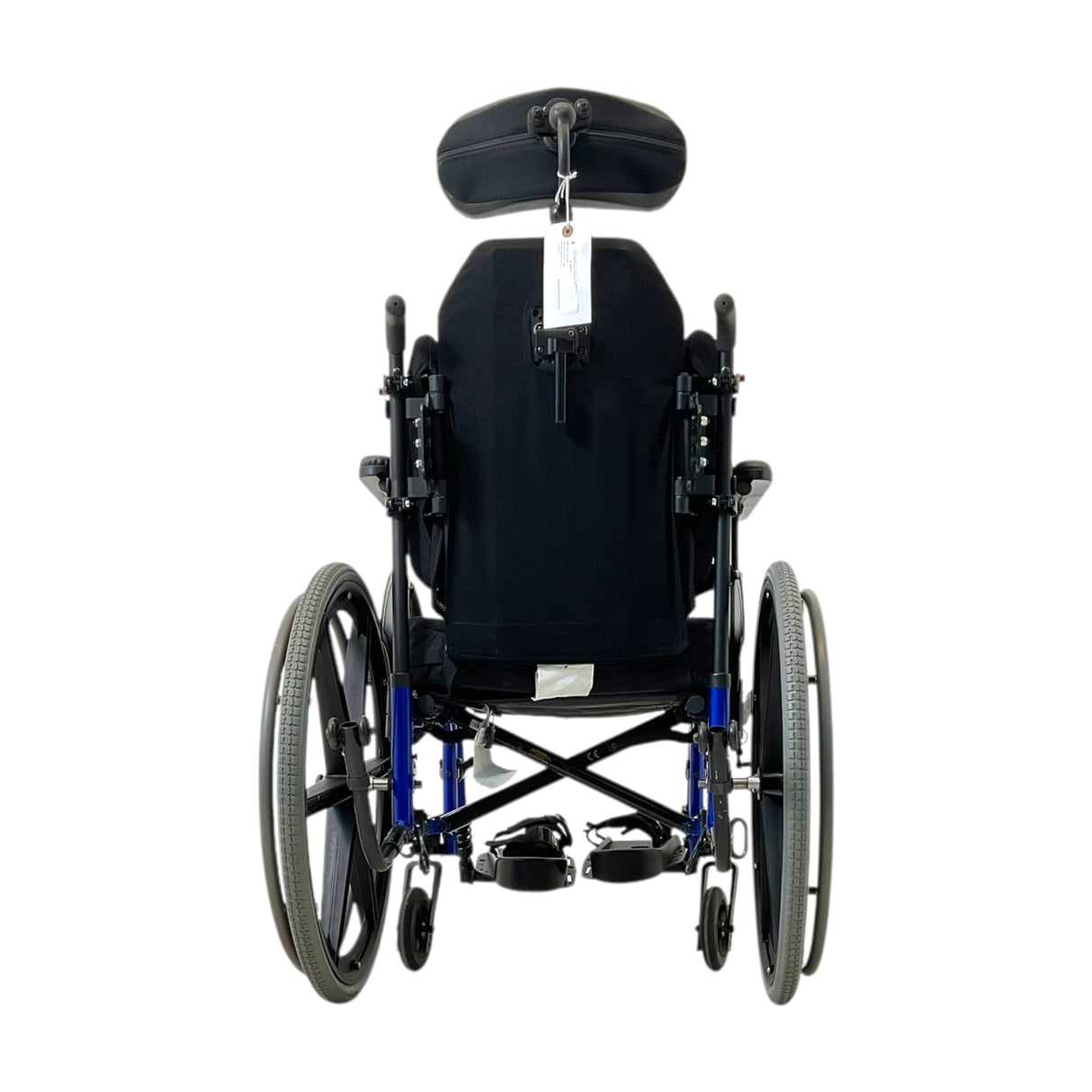 Back View of Quickie QXi Lightweight Folding Wheelchair