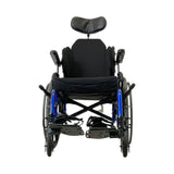 Front View of Quickie QXi Lightweight Folding Wheelchair