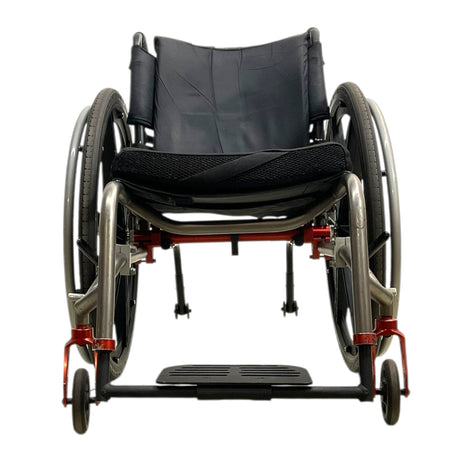 Front View of TiLite Ultralightweight Rigid Frame Wheelchair