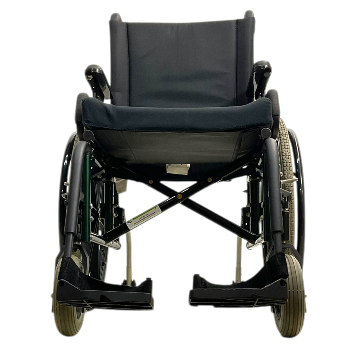 Front View of Quickie 2 Folding Manual Wheelchair