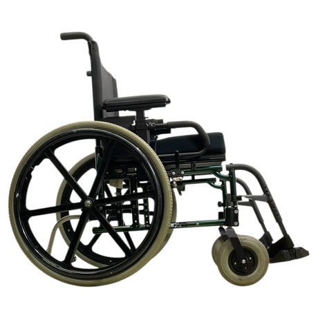 Right Side View of Quickie 2 Folding Manual Wheelchair
