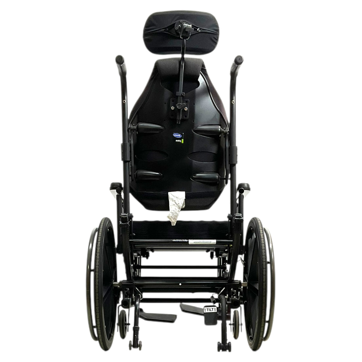 Sunrise Medical Quickie Iris Tilt-in-Space Wheelchair | 16" x 18" Premium ROHO Cushion | Swing-Away Leg Rests