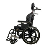 Sunrise Medical Quickie Iris Tilt-in-Space Wheelchair | 16" x 18" Premium ROHO Cushion | Swing-Away Leg Rests