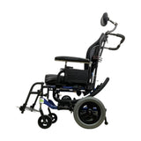 Sunrise Medical Quickie Iris Tilt-in-Space Manual Wheelchair | Contoured Backrest | 16" x 18" Seat