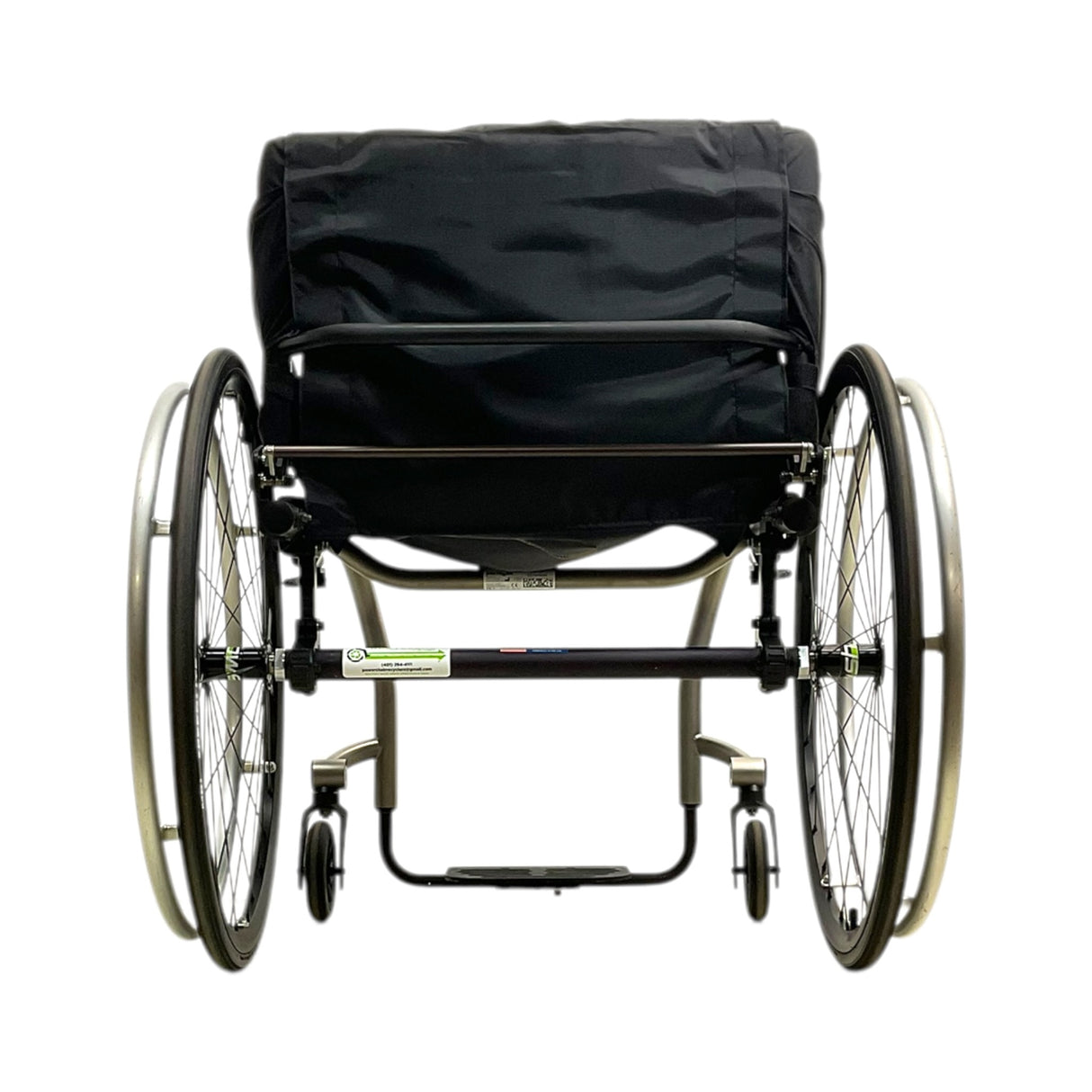 TiLite ZRA Series 2 Lightweight Rigid Frame Wheelchair | Quick-Release Drive Wheels | 18" x 18" Seat