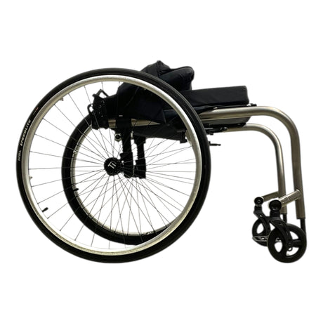 TiLite ZRA Series 2 Lightweight Rigid Frame Wheelchair | Quick-Release Drive Wheels | 18" x 18" Seat