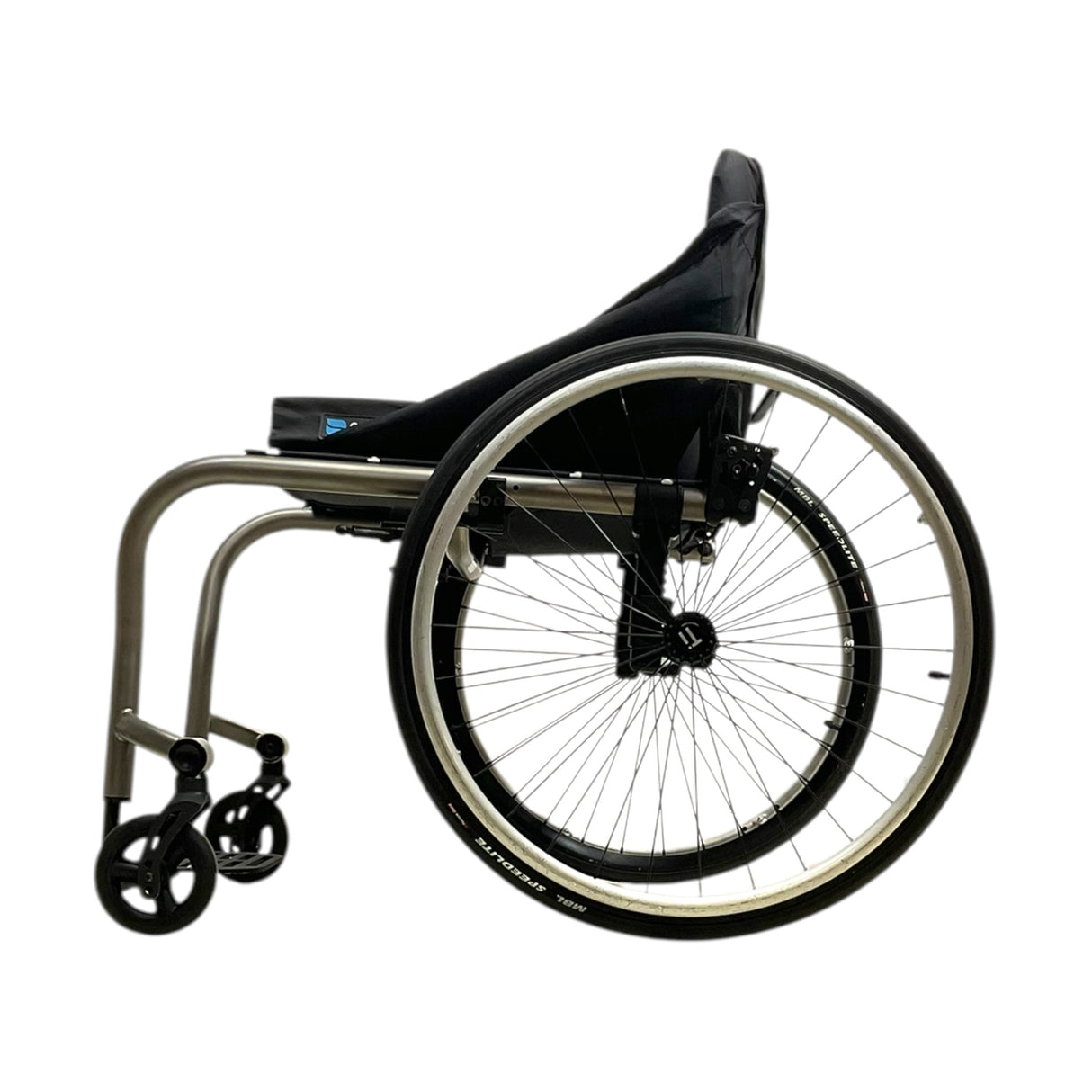 TiLite ZRA Series 2 Lightweight Rigid Frame Wheelchair | Quick-Release Drive Wheels | 18" x 18" Seat
