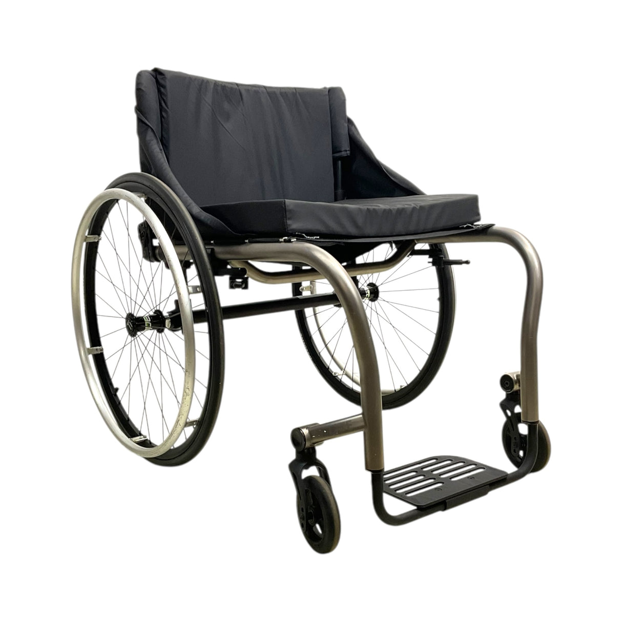 TiLite ZRA Series 2 Lightweight Rigid Frame Wheelchair | Quick-Release Drive Wheels | 18" x 18" Seat