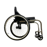 TiLite ZRA Series 2 Lightweight Rigid Frame Wheelchair | Quick-Release Drive Wheels | 18" x 18" Seat