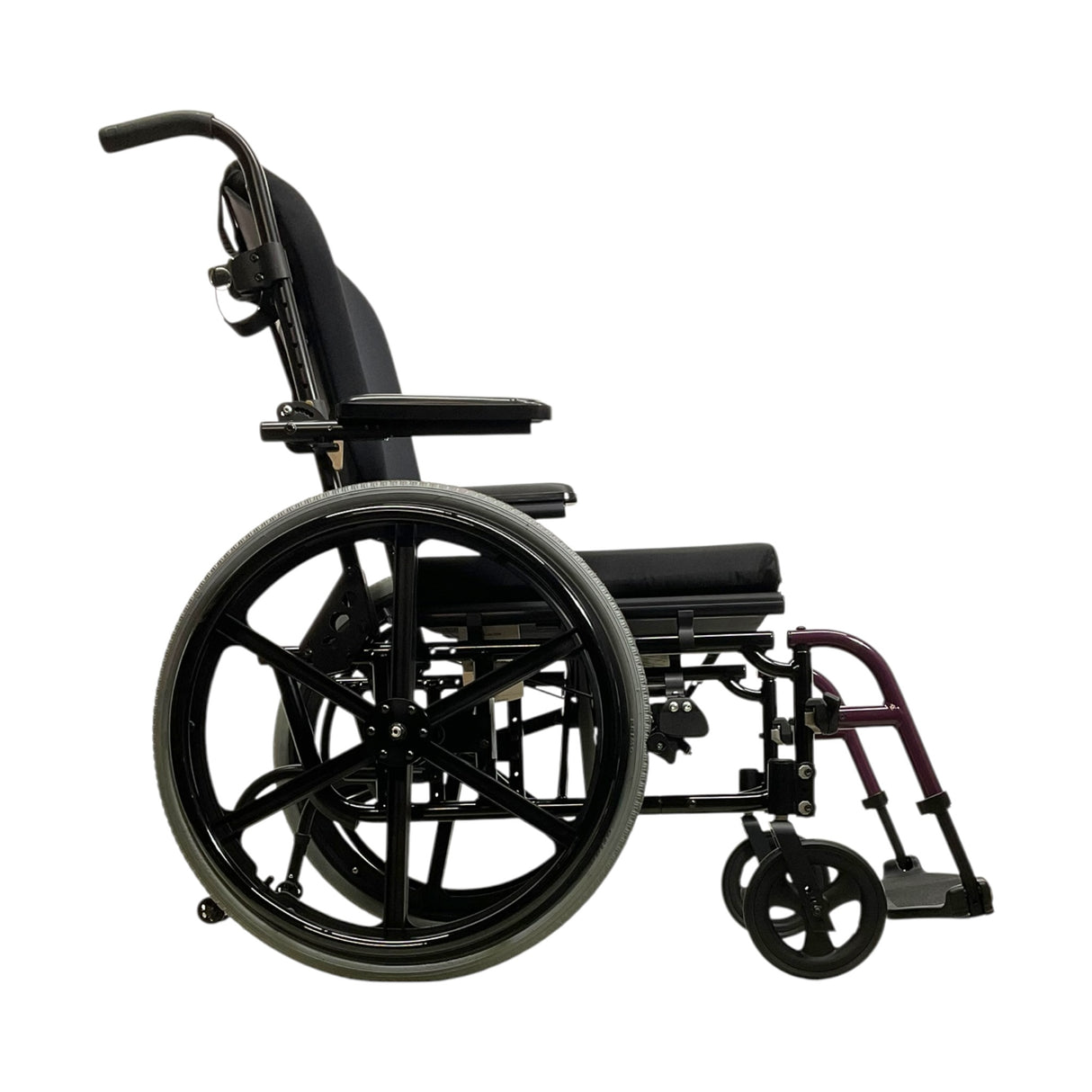 Right Side View of Quickie 2 Folding Manual Wheelchair
