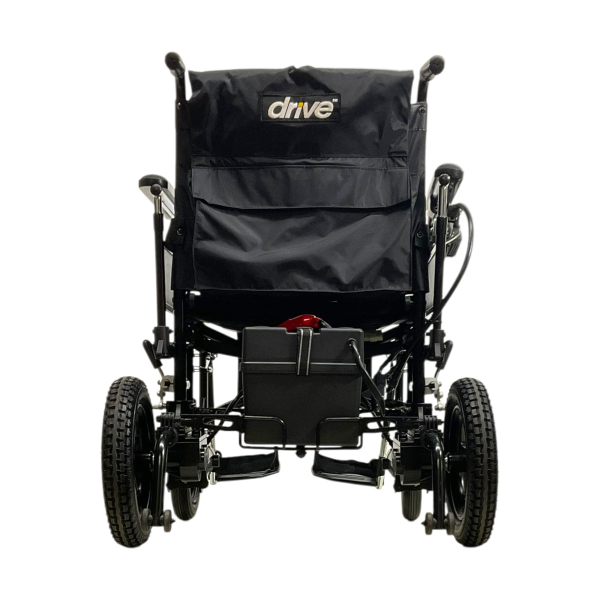 Back View of Drive Medical Cirrus Plus EC Folding Power Chair