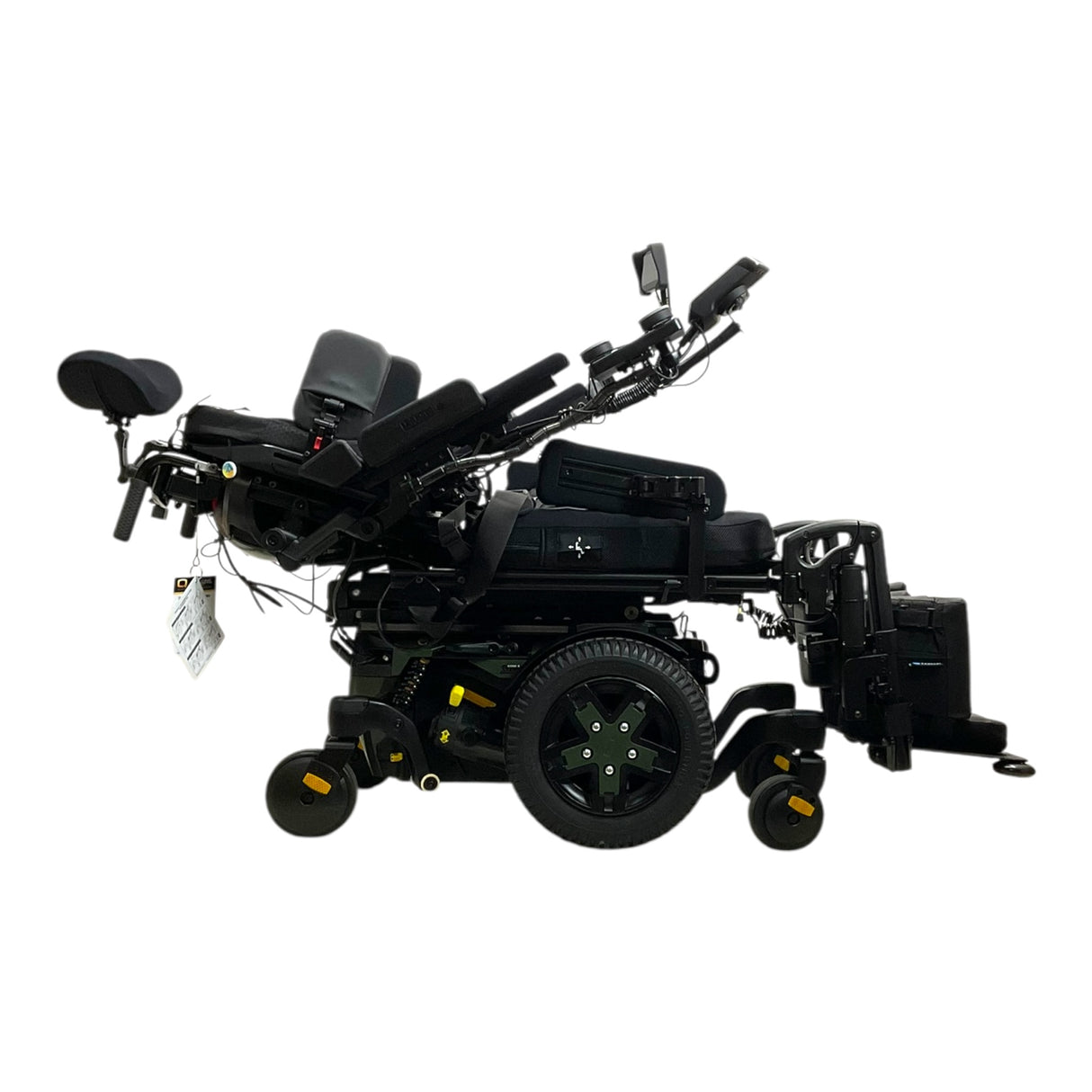 Mint Condition 2023 Pride Mobility Quantum Q6 Edge 3 Stretto Power Chair with Micro ASL Joystick | Individually Elevating Legs | Seat Elevate, Tilt, Recline | Backup Camera | 8 Miles!