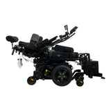 Mint Condition 2023 Pride Mobility Quantum Q6 Edge 3 Stretto Power Chair with Micro ASL Joystick | Individually Elevating Legs | Seat Elevate, Tilt, Recline | Backup Camera | 8 Miles!