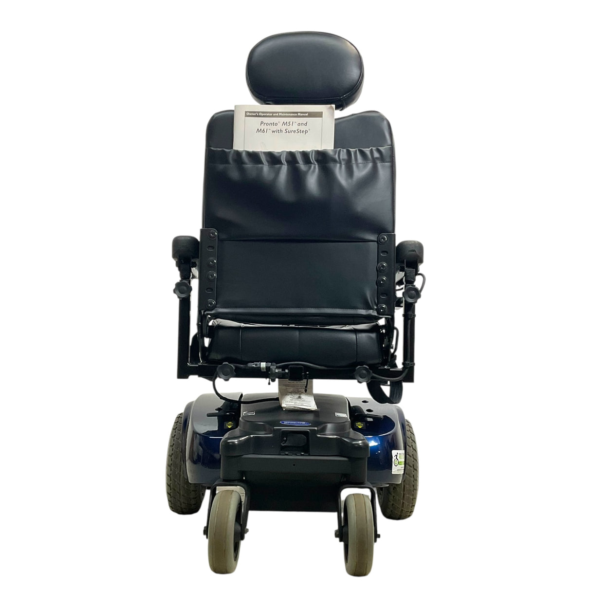 Back View of Invacare Pronto M51 Power Chair