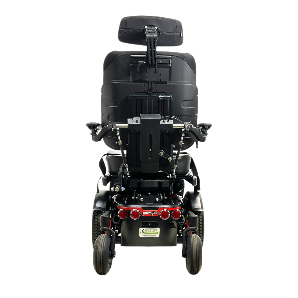 Back View of Permobil M3 Rehab Power Chair