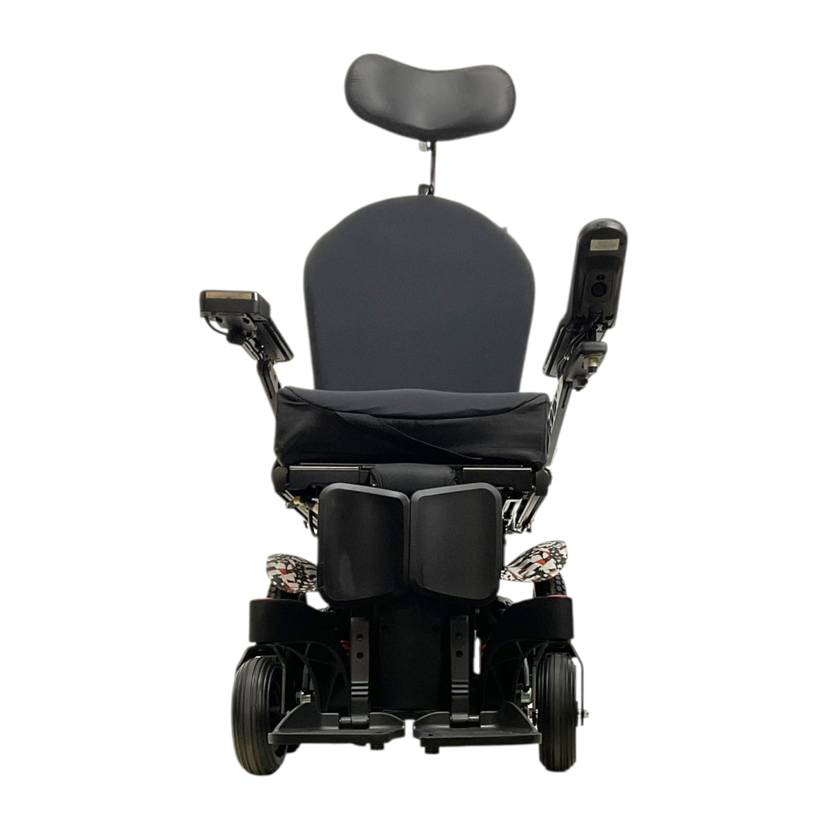 Front View of Quickie Q300 M Mini Rehab Power Chair