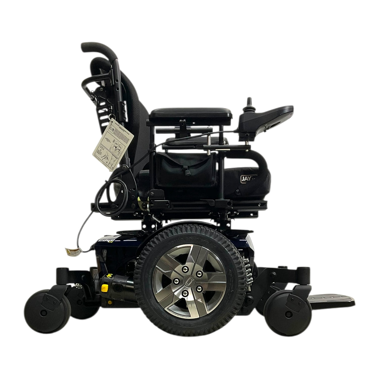 Right Side View of Pride Mobility Quantum Q6 Edge 2.0 Power Wheelchair