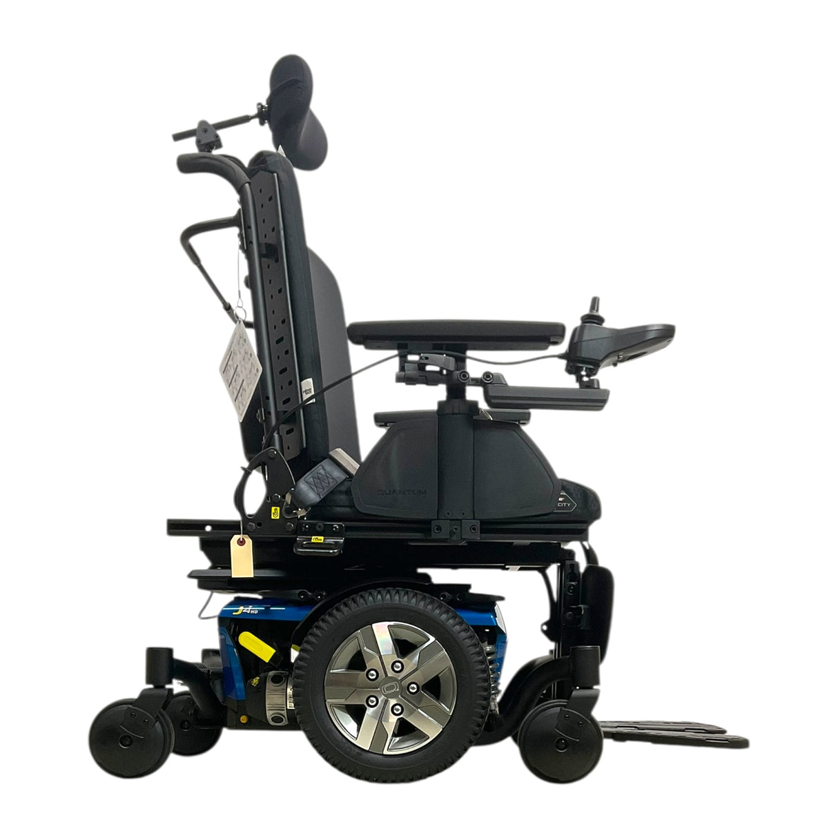 Right Side View of Pride Mobility Quantum J4 Heavy-Duty Power Wheelchair
