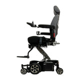 Left Side View of Elevated Pride Jazzy Air 2 Power Wheelchair