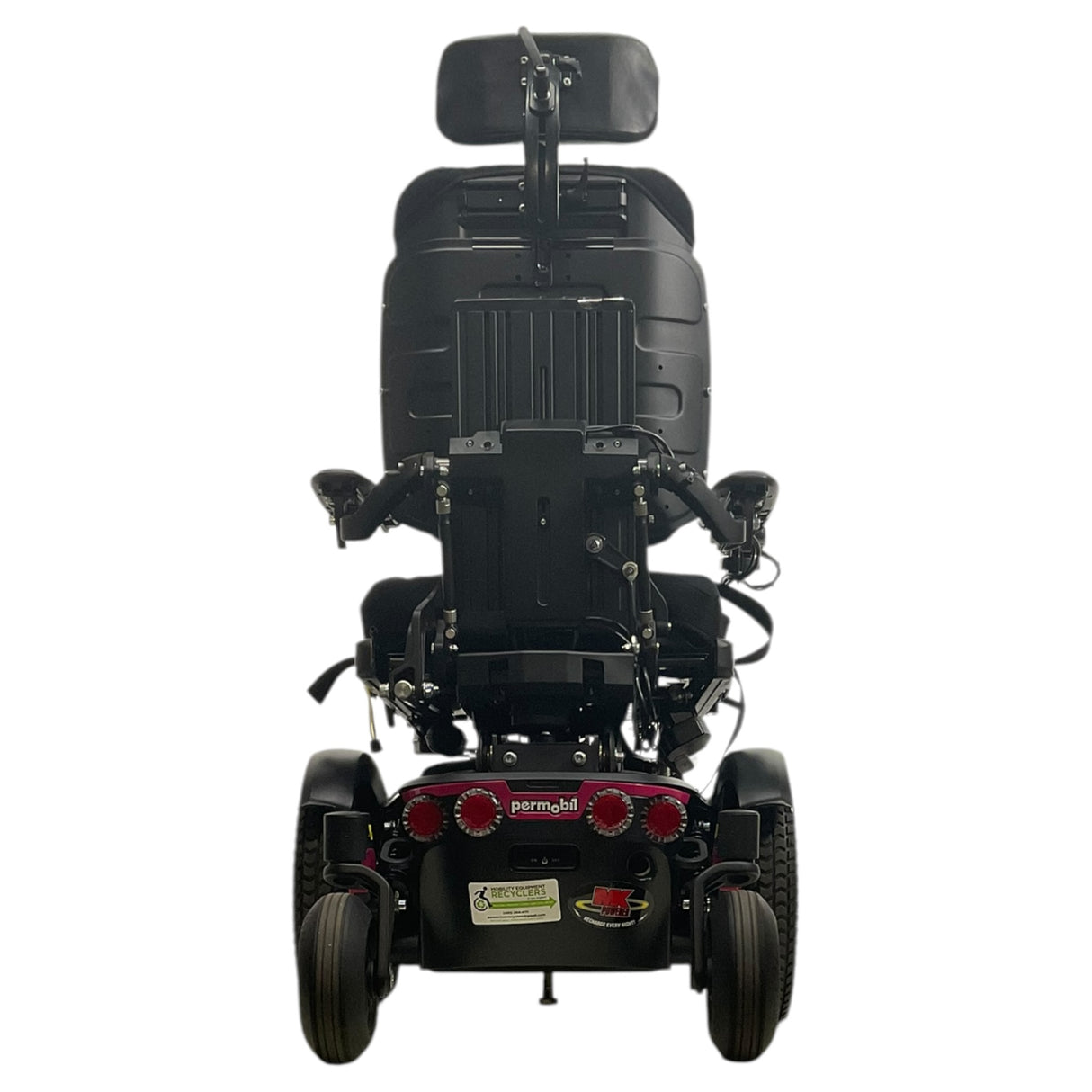 Back View of Permobil M3 Rehab Power Wheelchair