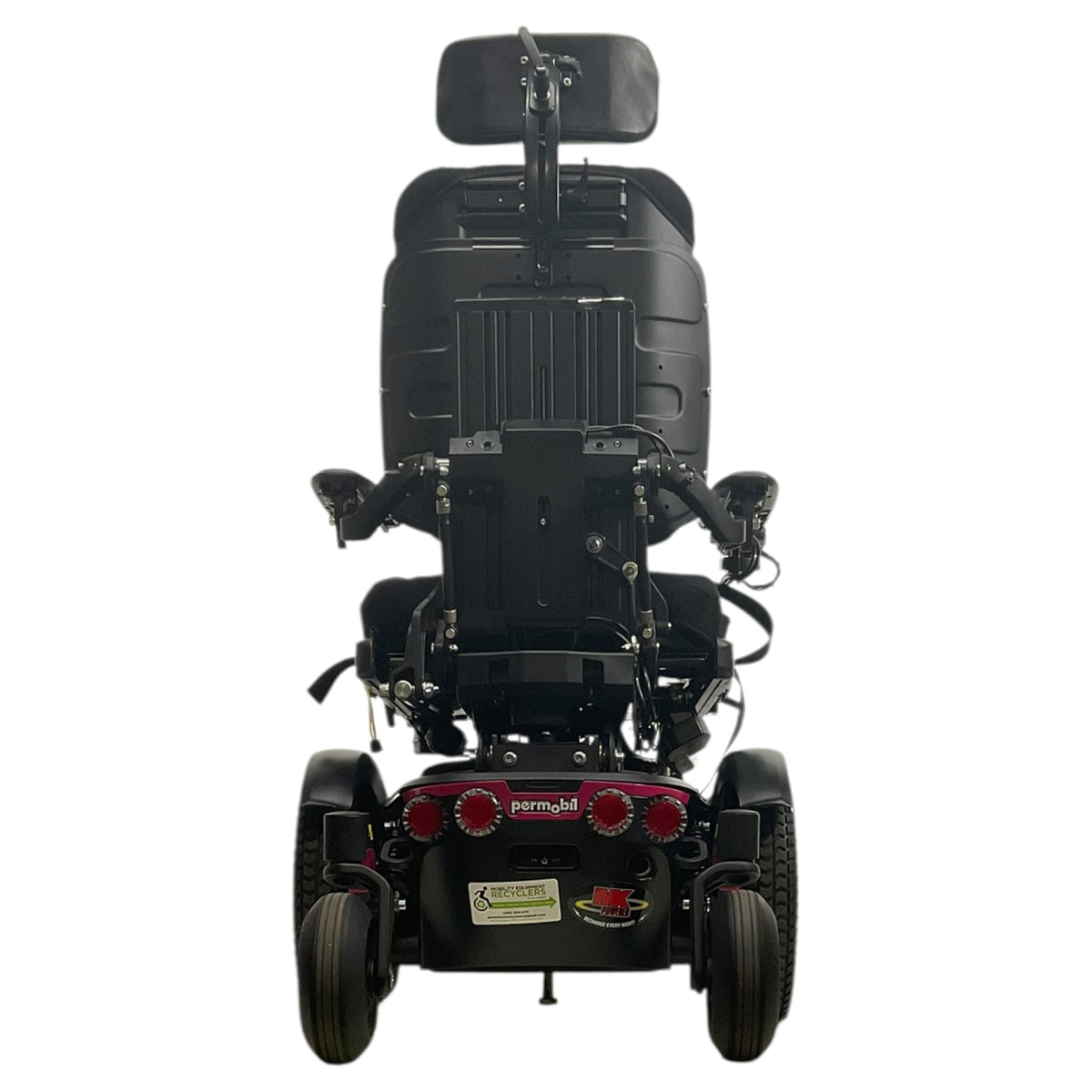 Back View of Permobil M3 Rehab Power Wheelchair