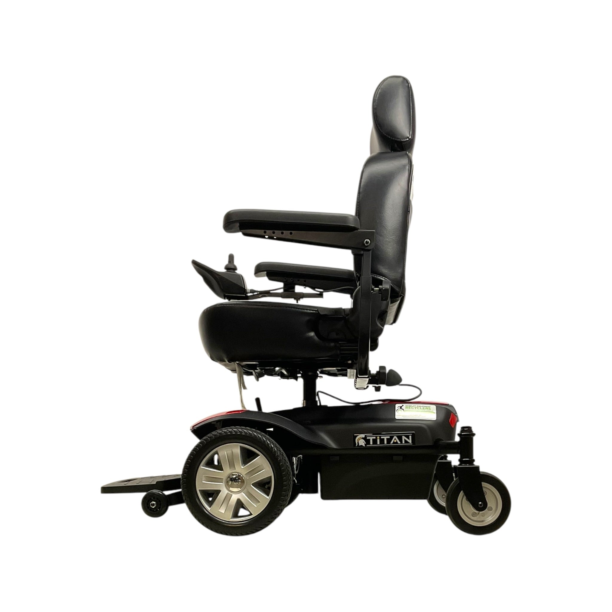 Left Side View of Drive Medical Titan X23 Power Wheelchair