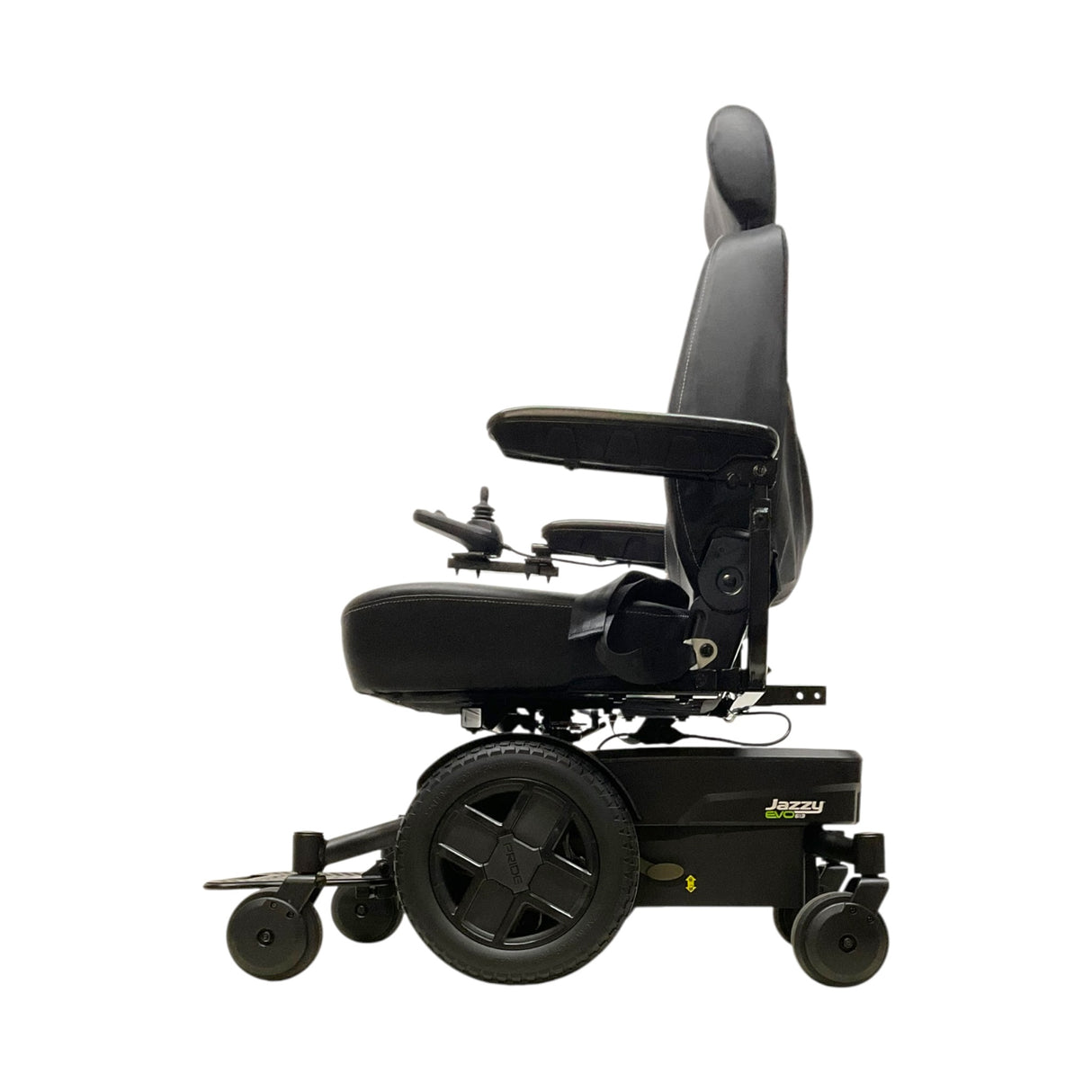 Left Side View of Pride Mobility Jazzy EVO 613 Power Chair