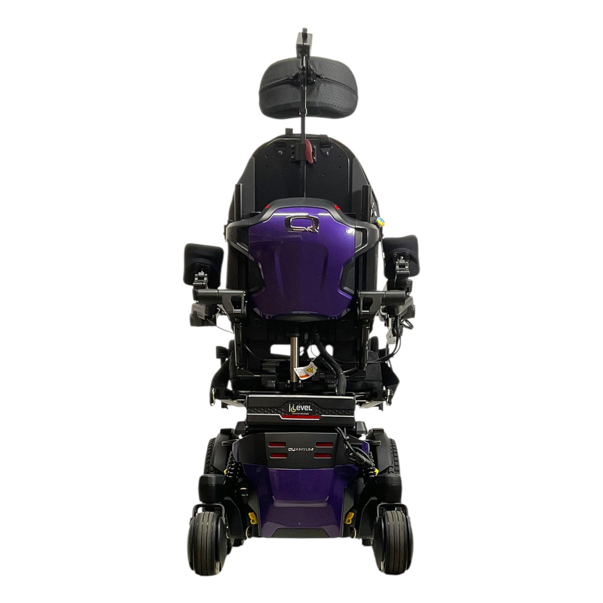 Back View of Pride Quantum Q6 Edge 3 Stretto Rehab Power Chair