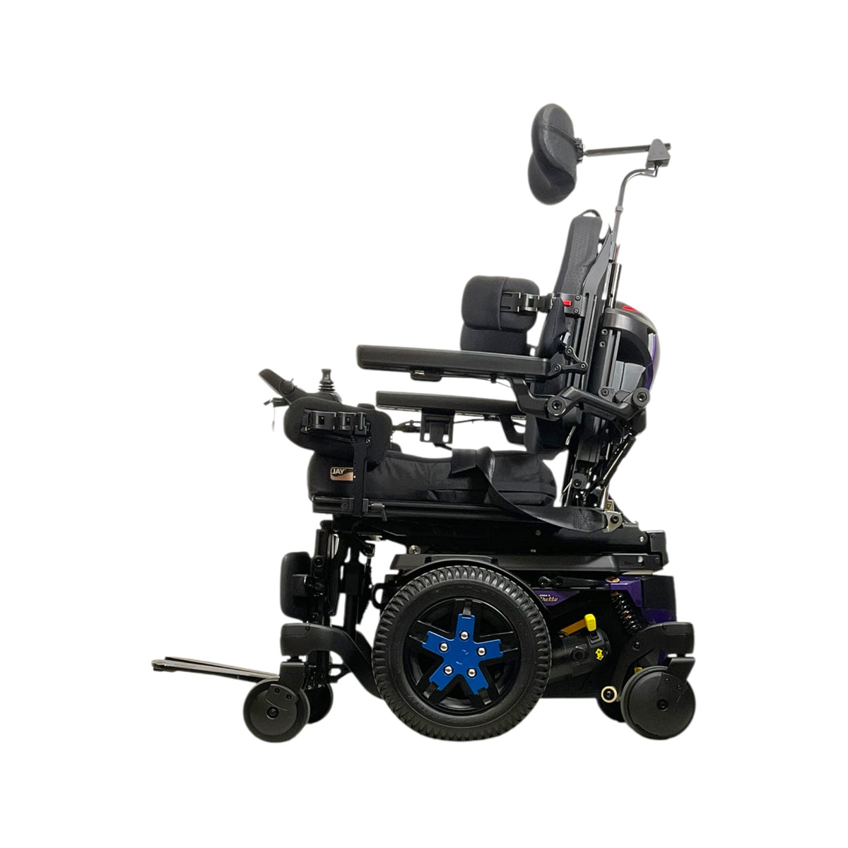 Left Side View of Pride Quantum Q6 Edge 3 Stretto Rehab Power Chair