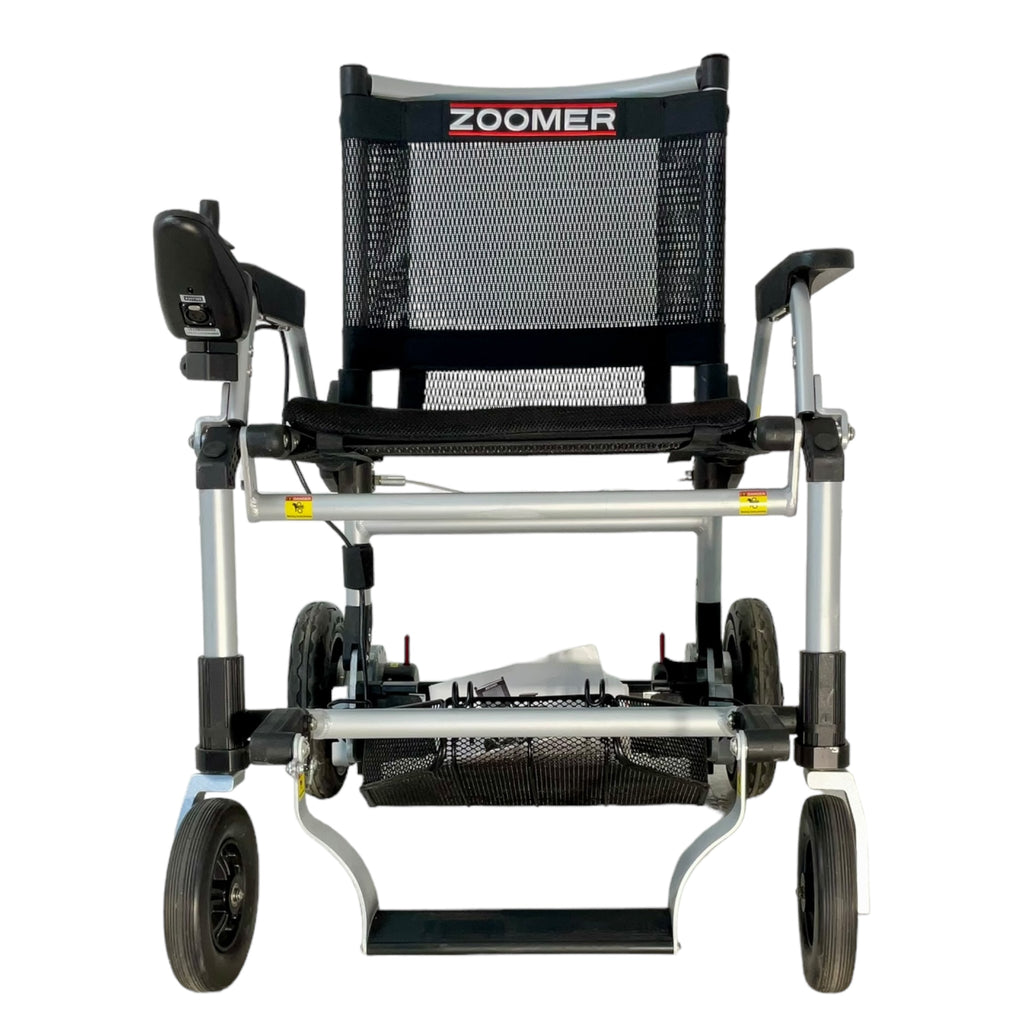 Front view of Zoomer power chair