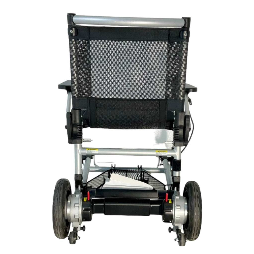 Back view of Zoomer power chair