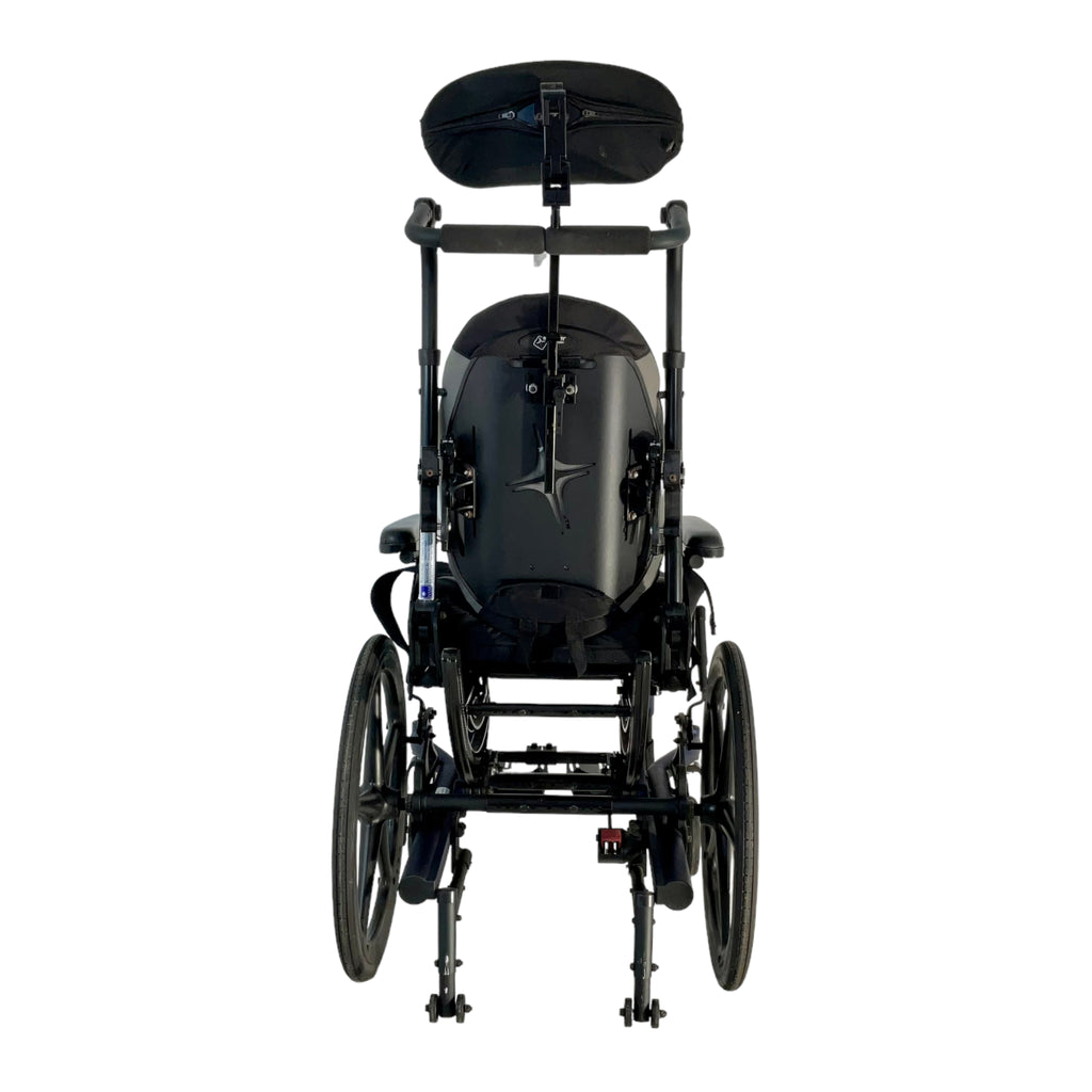 Back view of Ki Mobility Focus CR Tilt-In-Space Manual Wheelchair