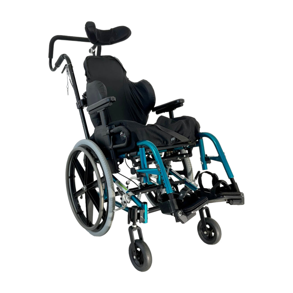 Sunrise Medical Quickie Zippie tilt-in-space manual wheelchair overview