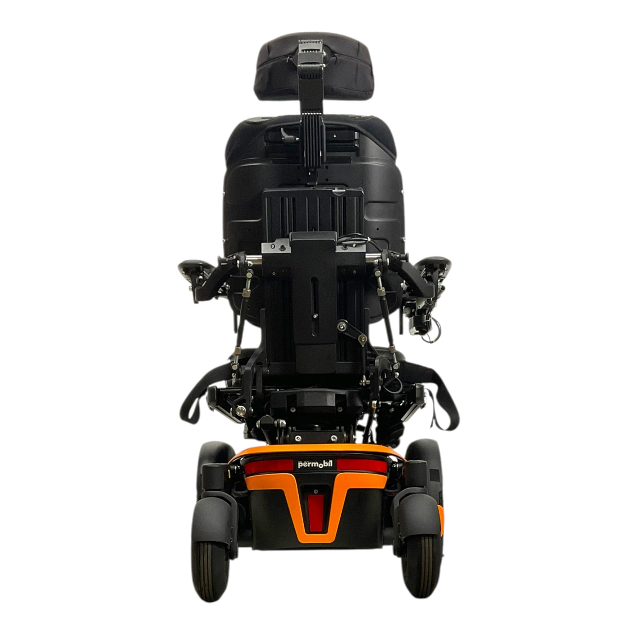 Back View of Right Side View of Permobil F5 Corpus VS Power Chair