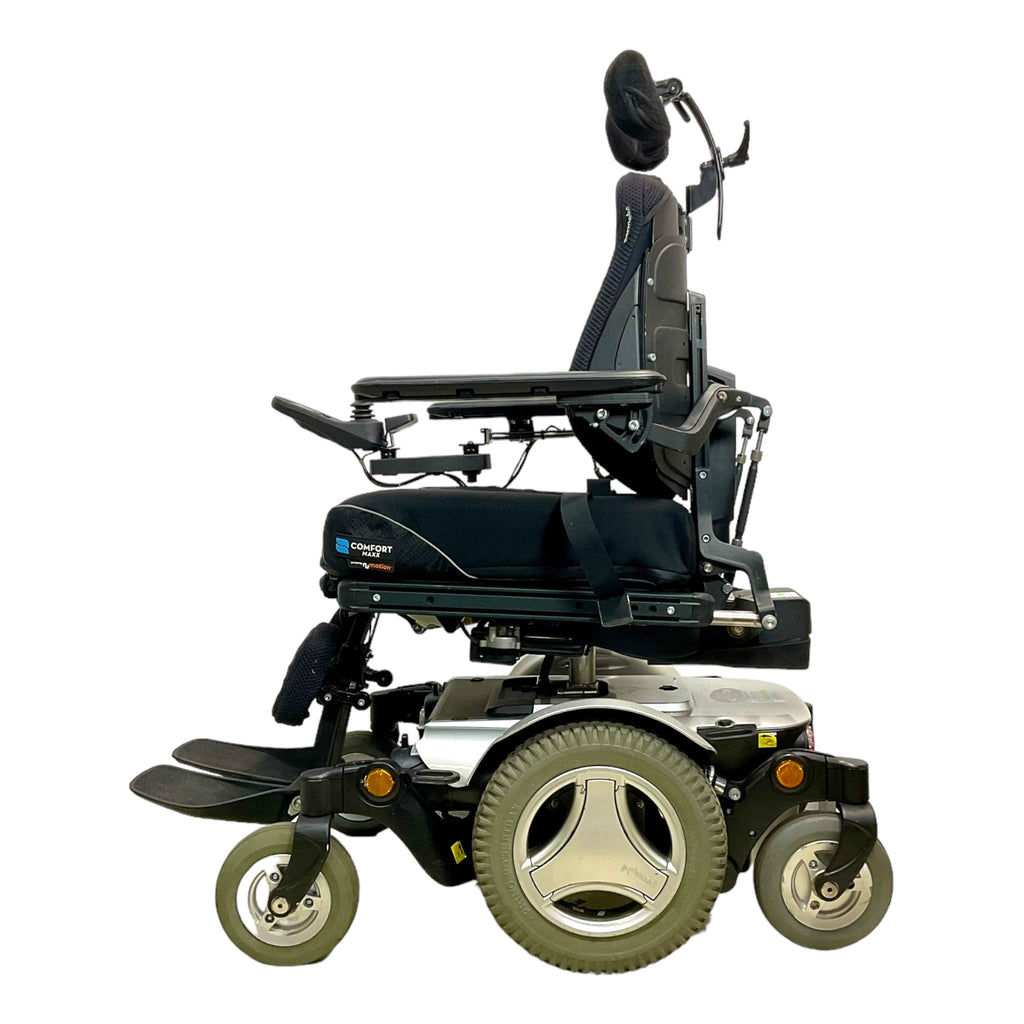 Left profile view of Permobil M300 power chair