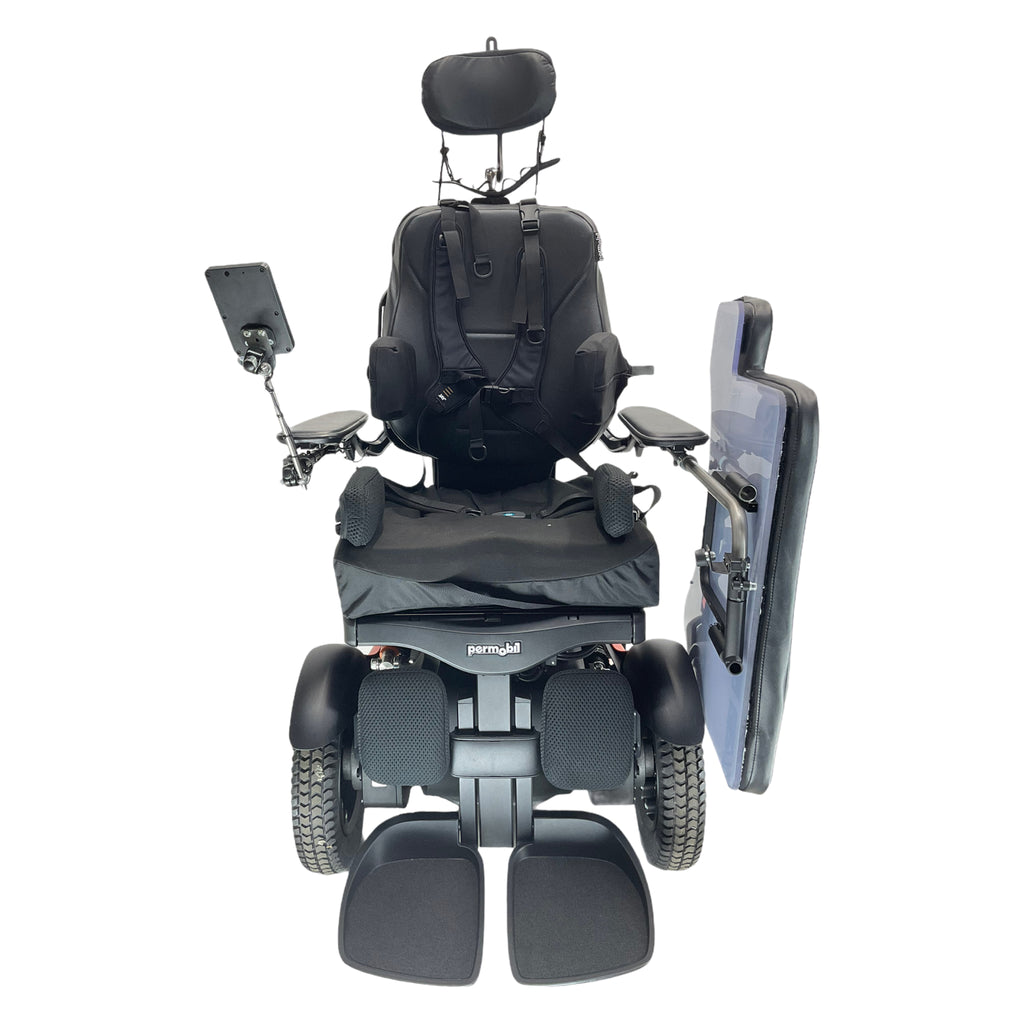 2021 Permobil F3 Rehab Power Chair with Activity Tray | 17" x 19" Seat | Only 7 Miles!