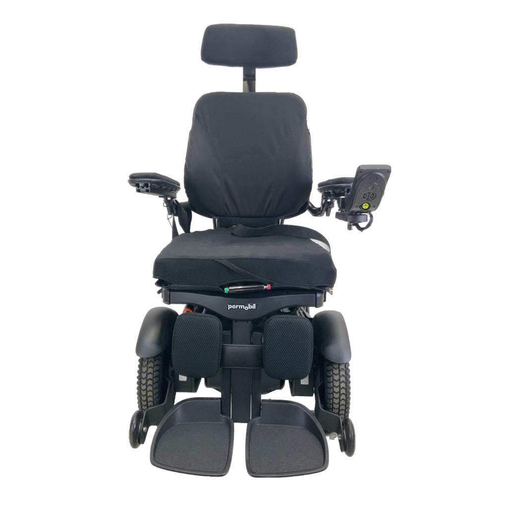 2019 Permobil F3 Rehab Power Chair - Tilt, Recline, Power Legs | 17" x 21" Seat | Only 4 Miles!