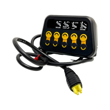 Seat Control Switch for Sunrise Medical Quickie QM-7 Series, Quickie Pulse 6, Q700 M, and More Power Chairs | 158709