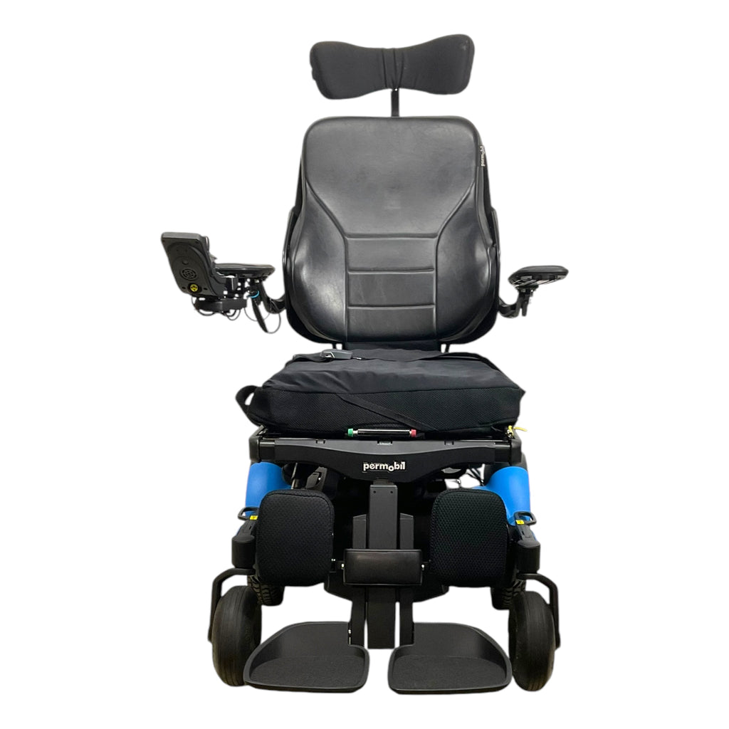 Front View of Permobil M3 Power Chair