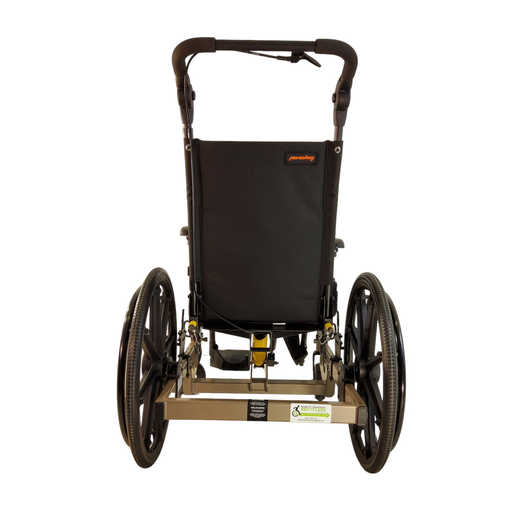 Back view of PDG Mobility Stellar Impact Tilt in Space Manual Wheelchair