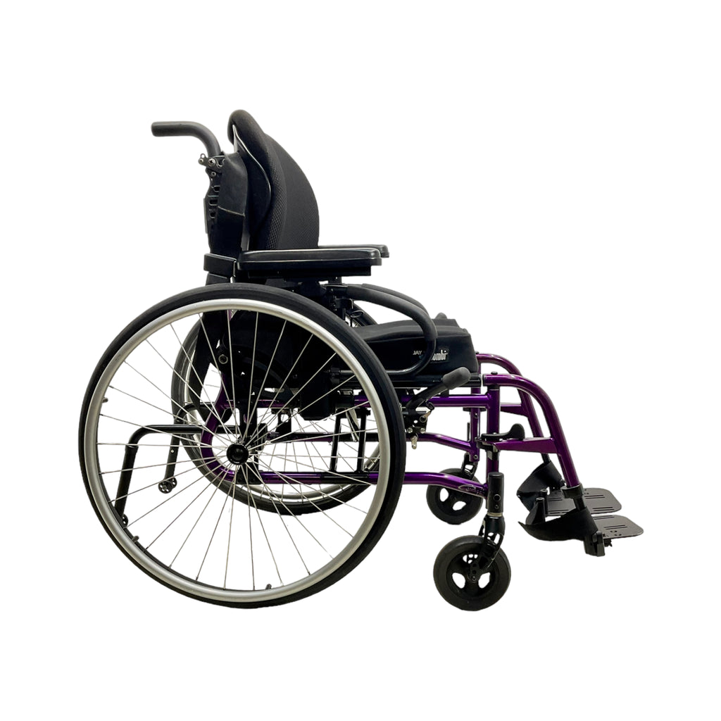 Right side view of Sunrise Medical Quickie 2 Lite manual wheelchair