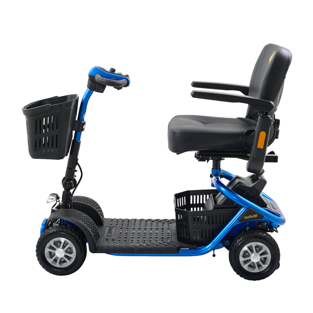 New Golden Technologies LiteRider 4-Wheel Full Size Mobility Scooter | Max Speed 5 MPH | 300 LBS Weight Capacity